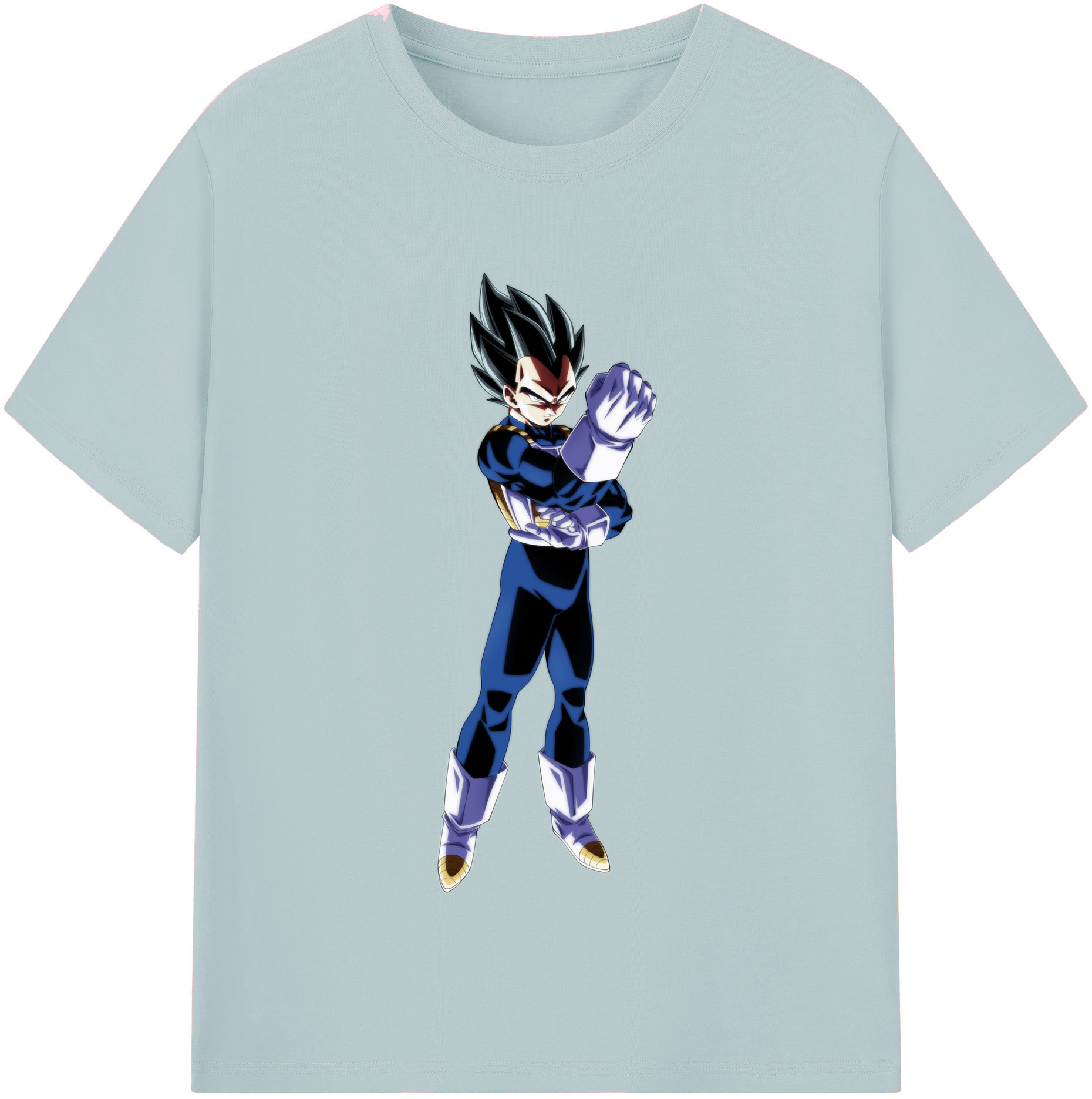 （画像用） ドラゴンボール ベジータ四世（Bejīta Yonsei）DRAGON BALL Vegeta IV 綿100％半袖Tシャツ（フロントプリント）